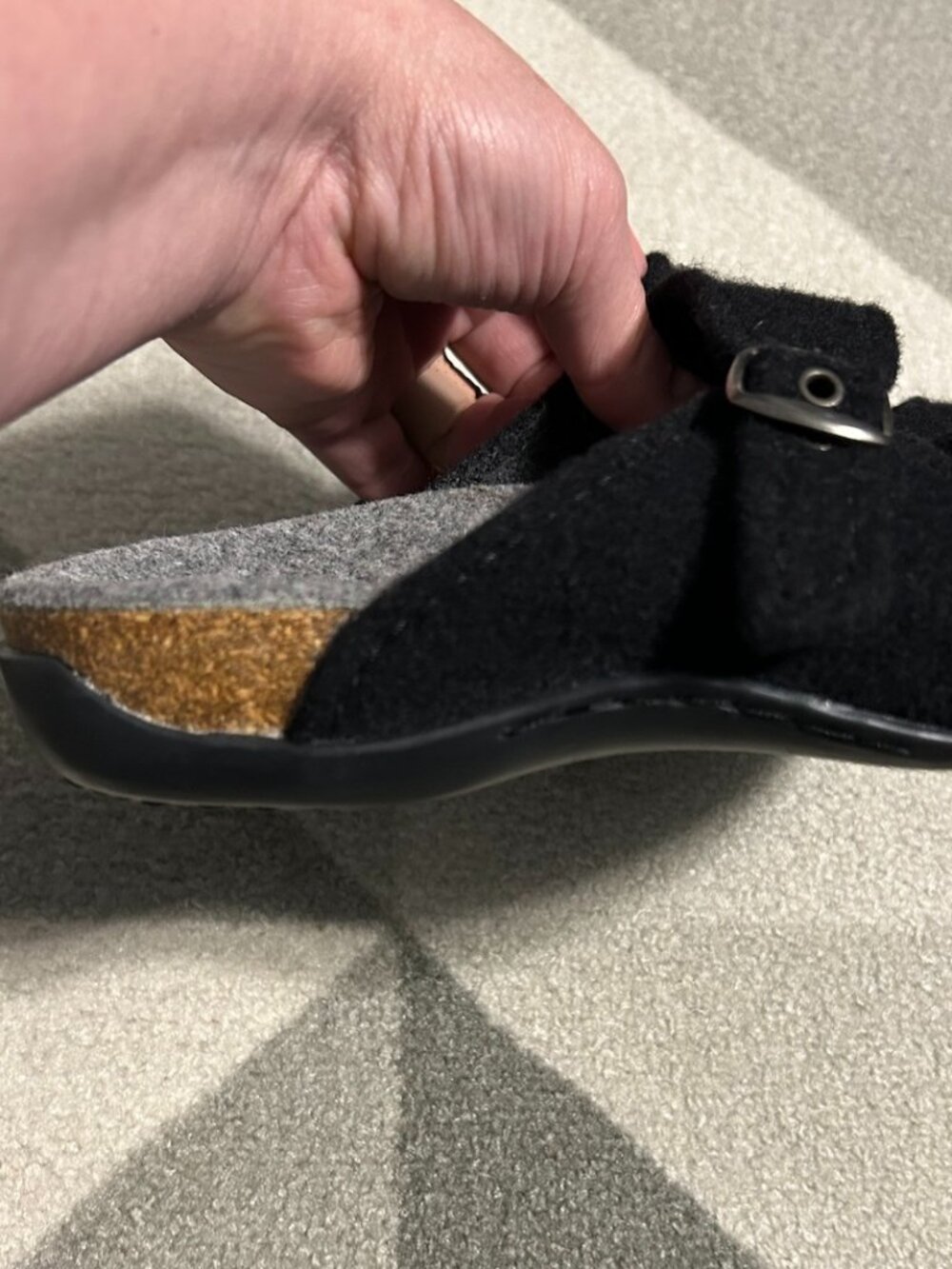 Dr. Andrew Weil Orthaheel WOOL Mary Jane Clogs Mules Slippers Women's EU 37/US 6 - Picture 5 of 12